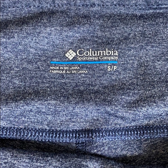 4/$20! Columbia Blue Leggings size S - Picture 4 of 9
